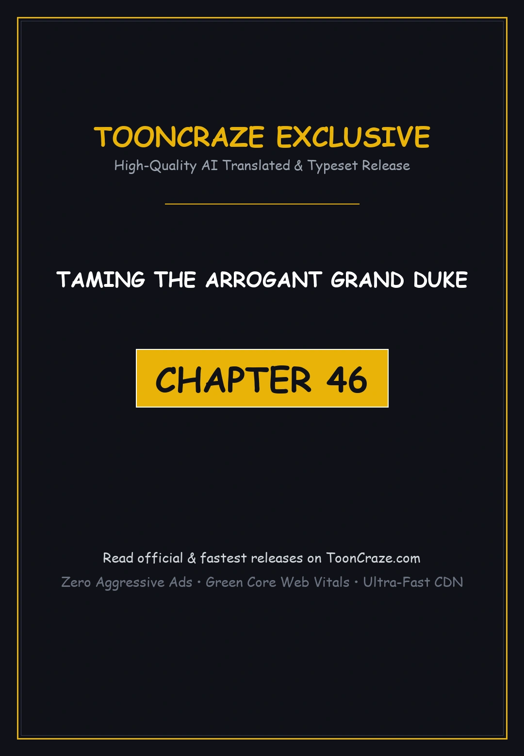 Taming The Arrogant Grand Duke Chapter 46 - Page 1