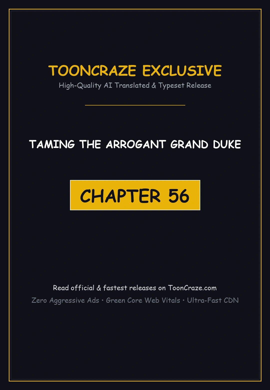Taming The Arrogant Grand Duke Chapter 56 - Page 1