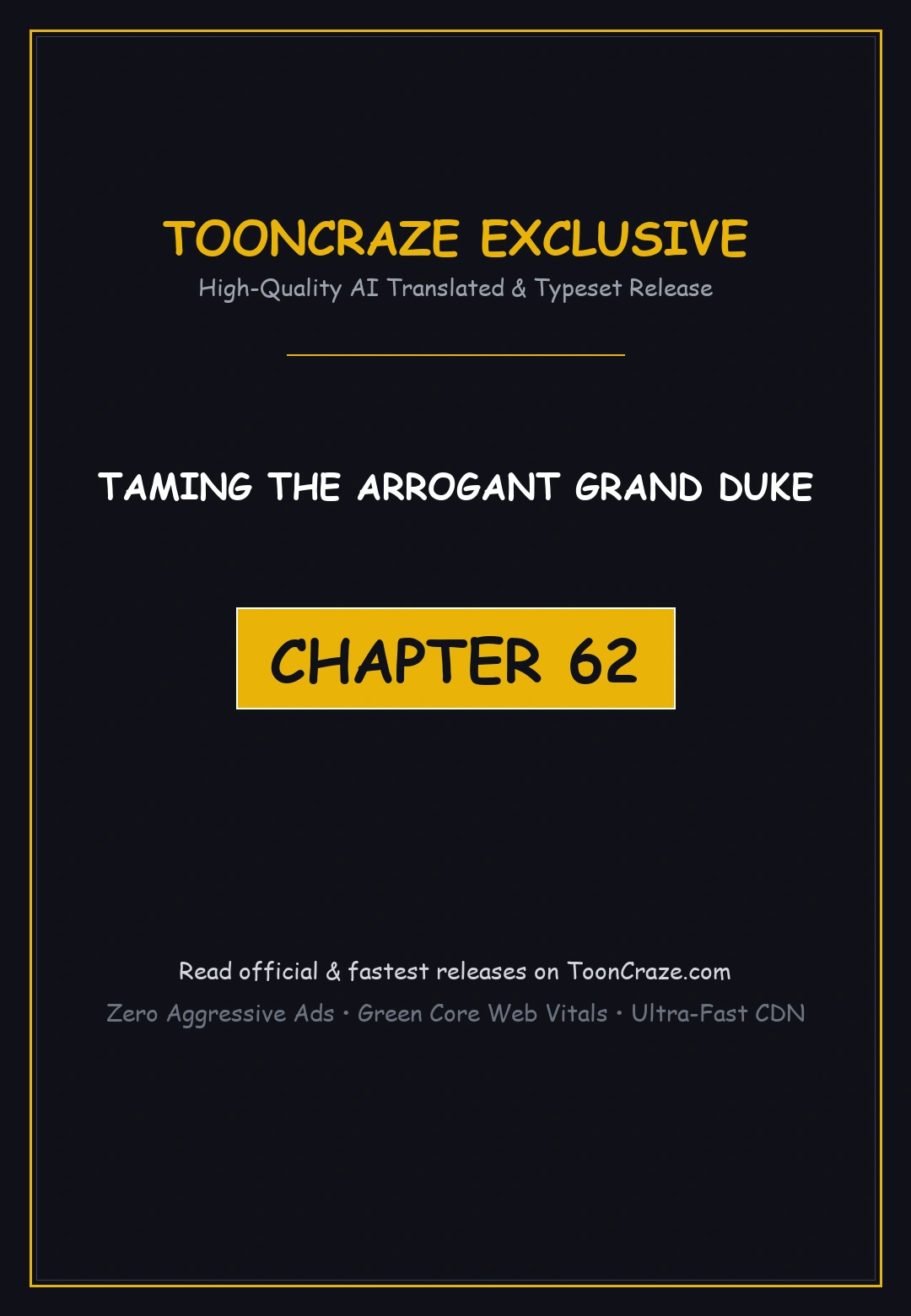 Taming The Arrogant Grand Duke Chapter 62 - Page 1