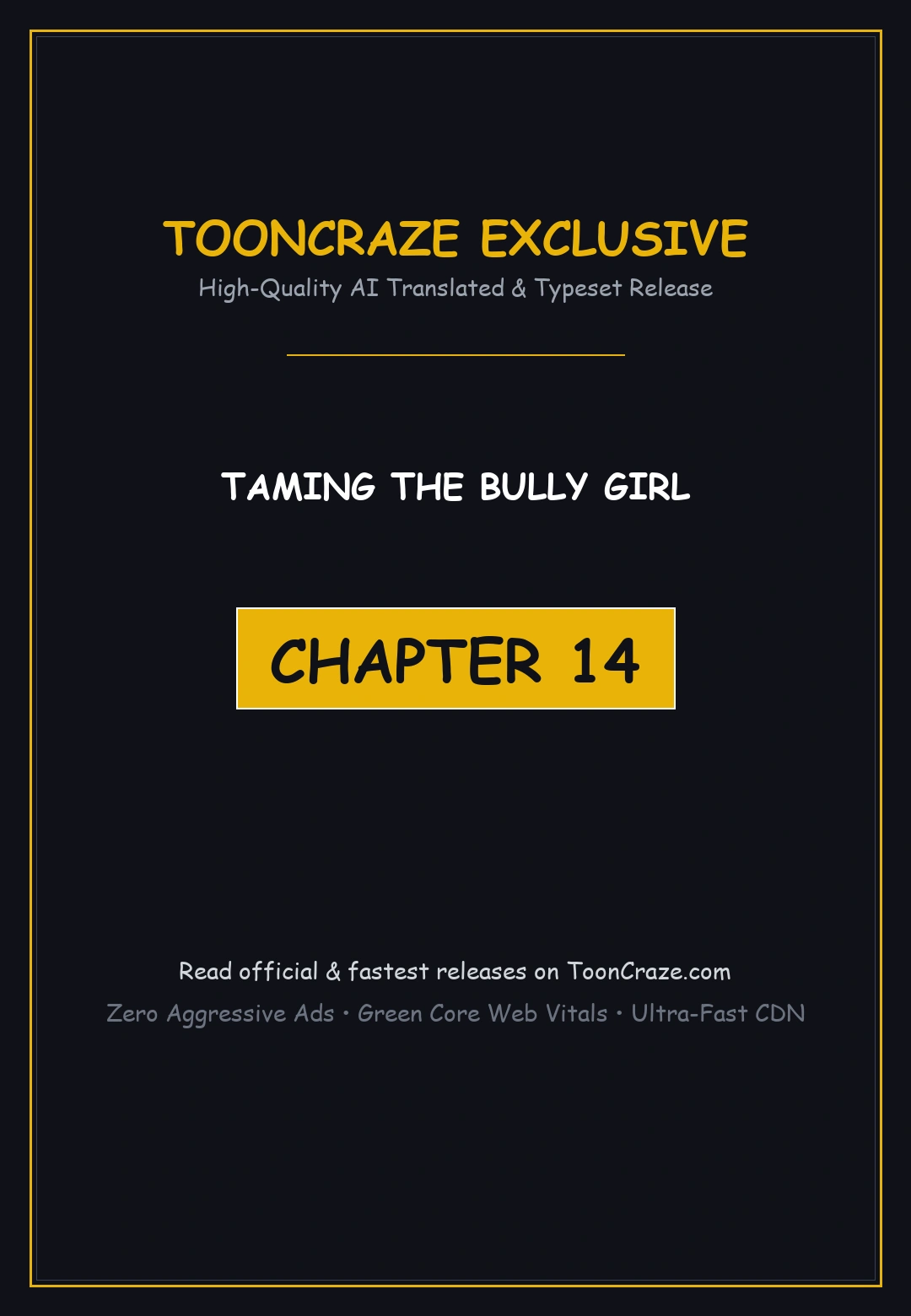 Taming The Bully Girl Chapter 14 - Page 1
