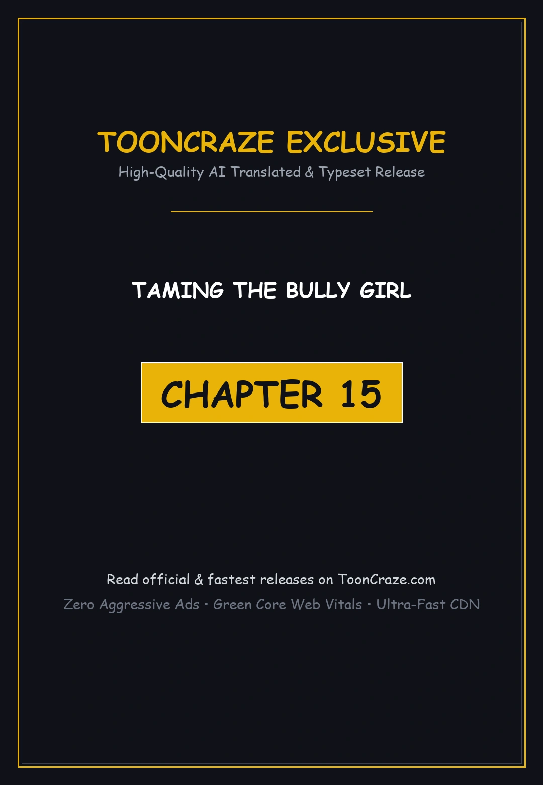 Taming The Bully Girl Chapter 15 - Page 1
