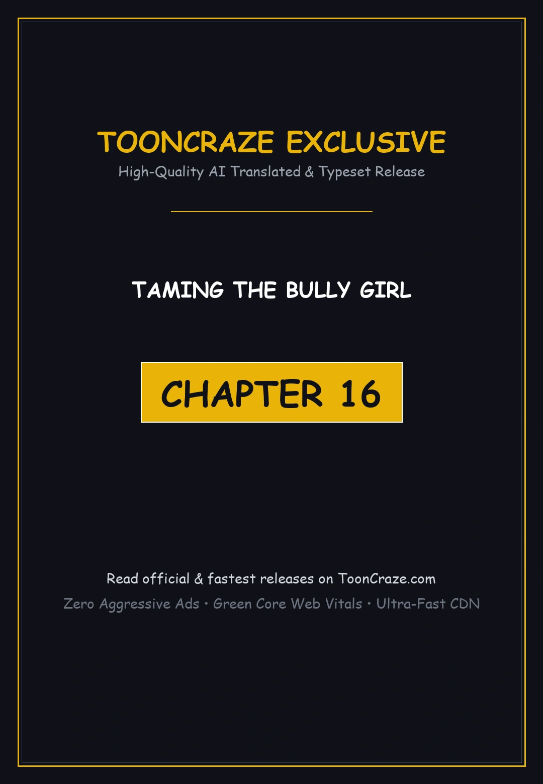 Taming The Bully Girl Chapter 16 - Page 1