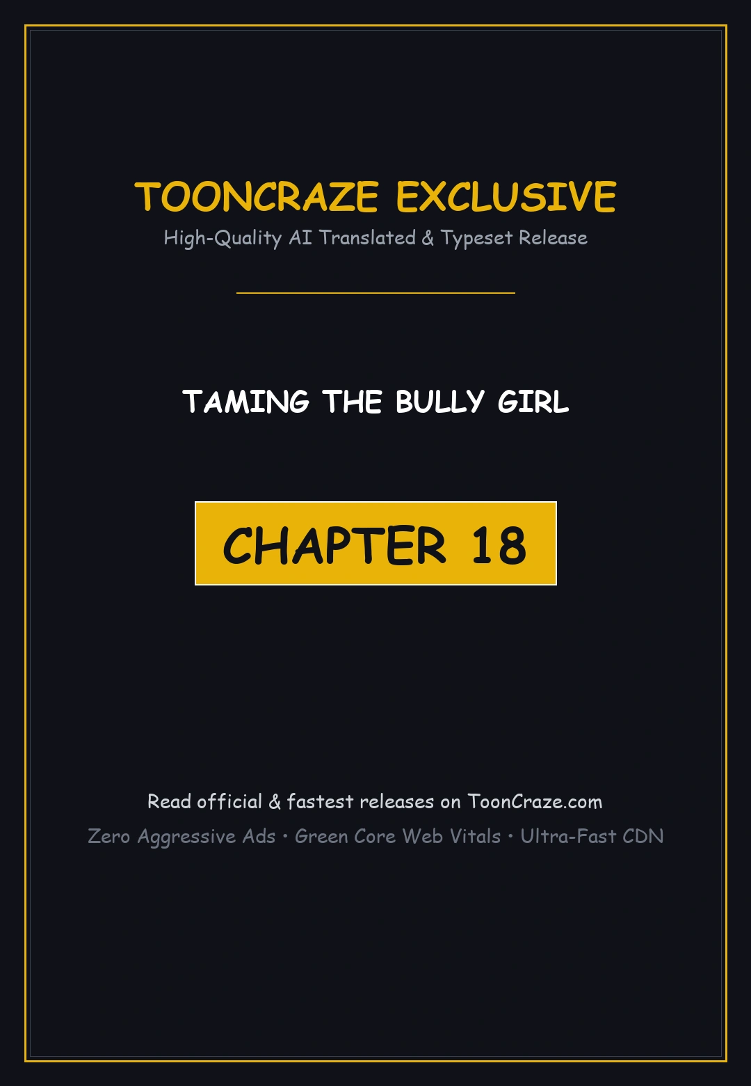 Taming The Bully Girl Chapter 18 - Page 1
