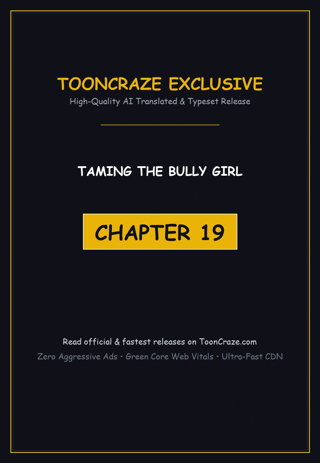 Taming The Bully Girl Chapter 19 - Page 1