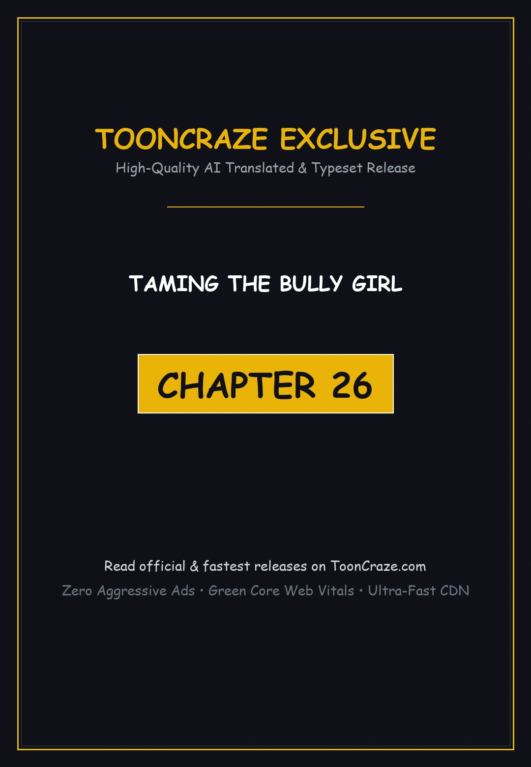 Taming The Bully Girl Chapter 26 - Page 1