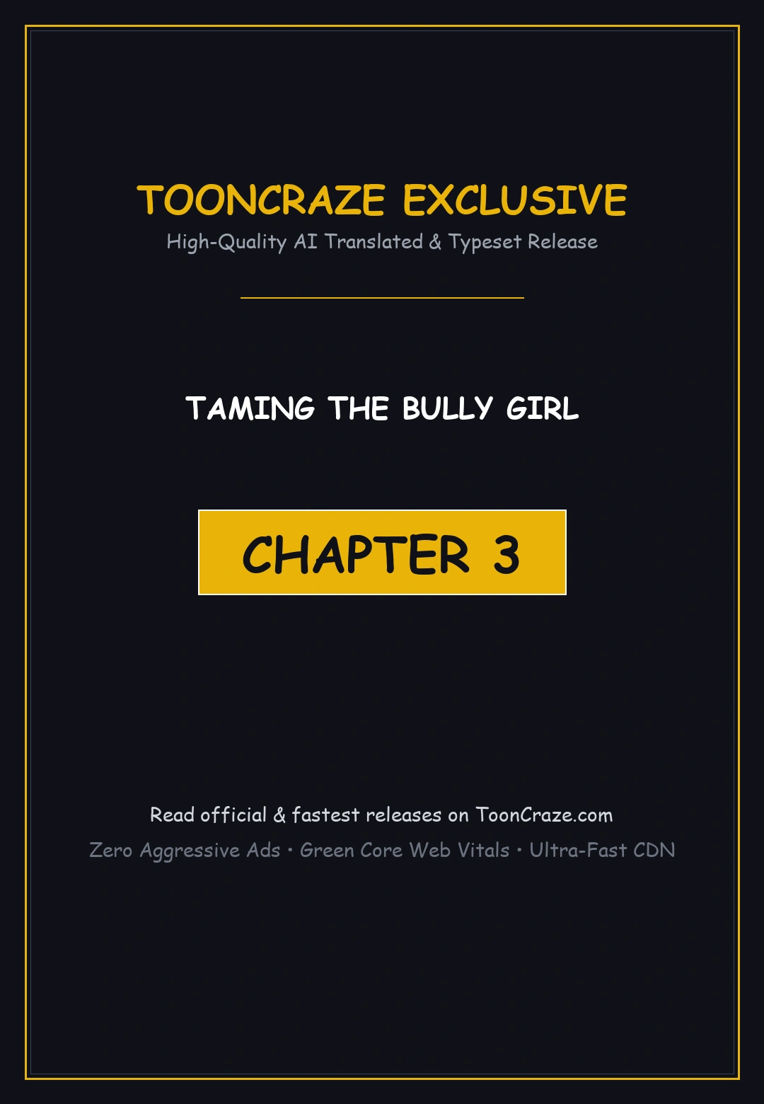 Taming The Bully Girl Chapter 3 - Page 1