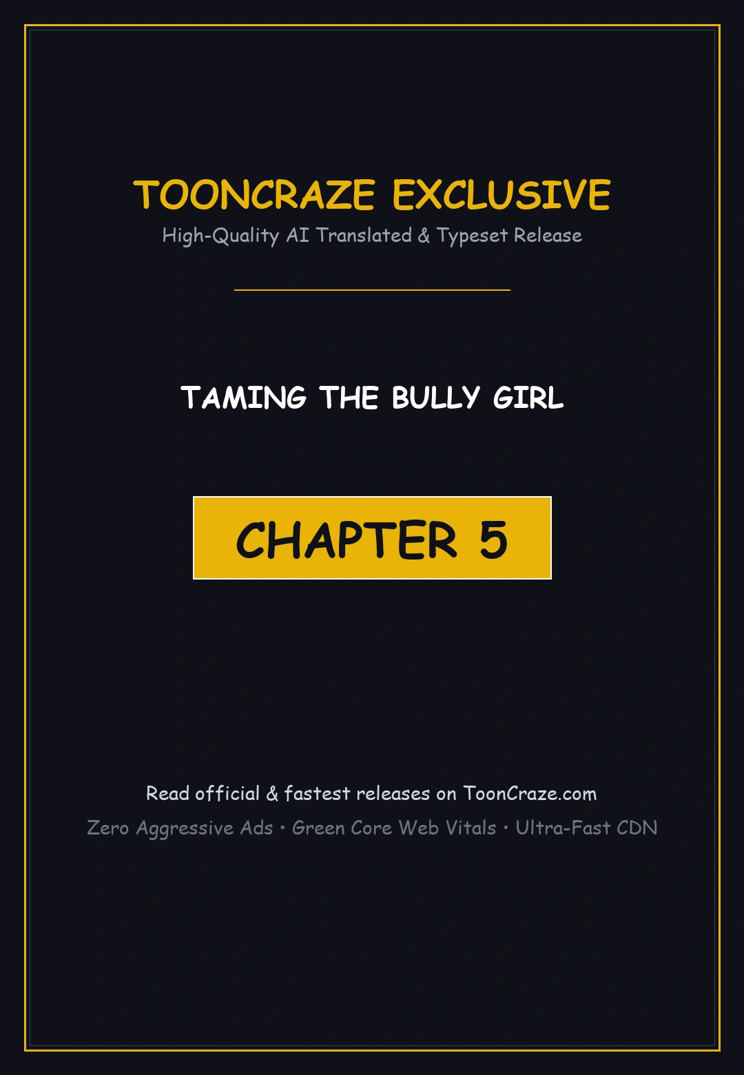 Taming The Bully Girl Chapter 5 - Page 1