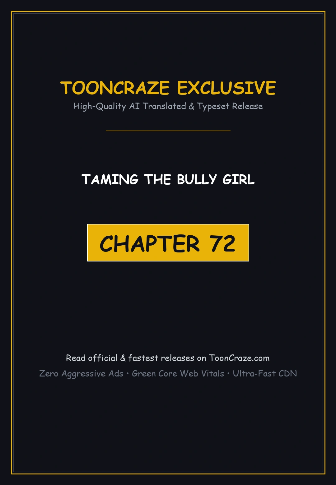 Taming The Bully Girl Chapter 72 - Page 1