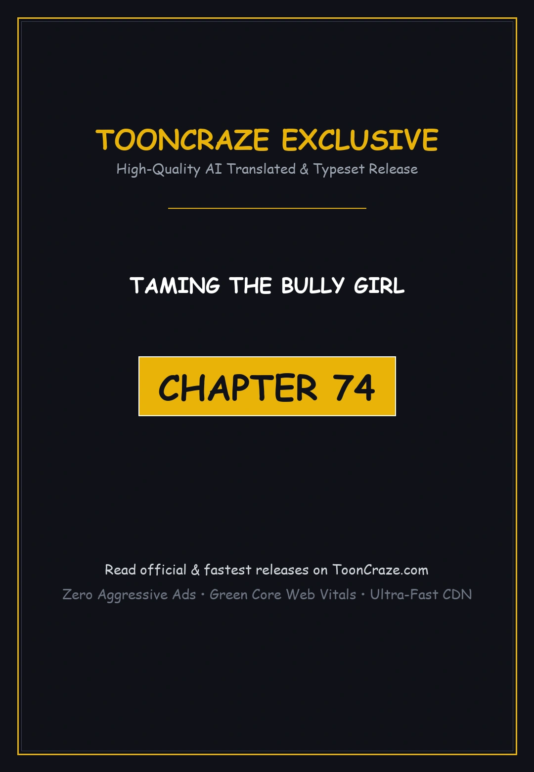 Taming The Bully Girl Chapter 74 - Page 1