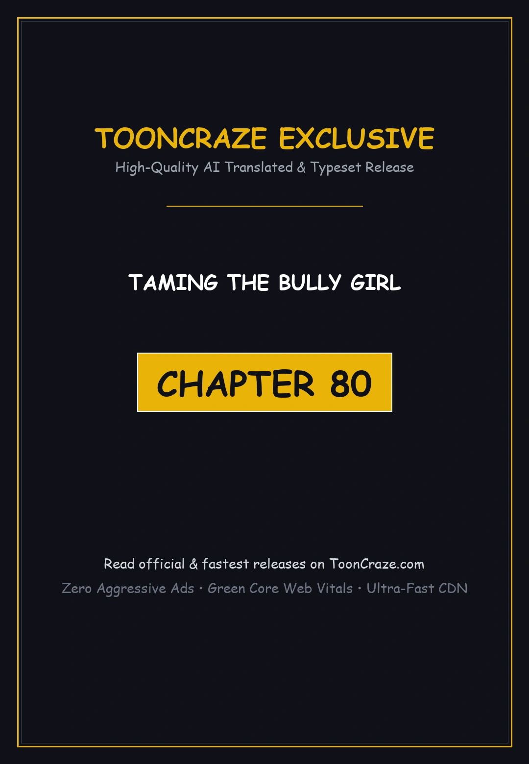 Taming The Bully Girl Chapter 80 - Page 1