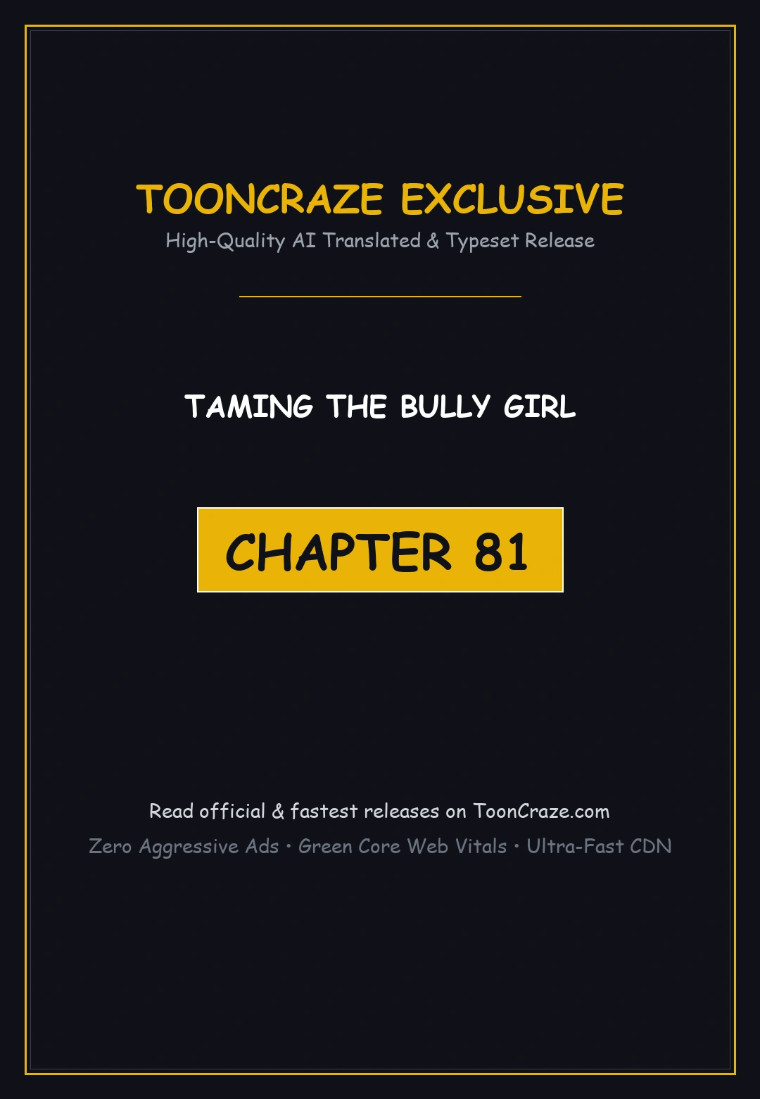 Taming The Bully Girl Chapter 81 - Page 1