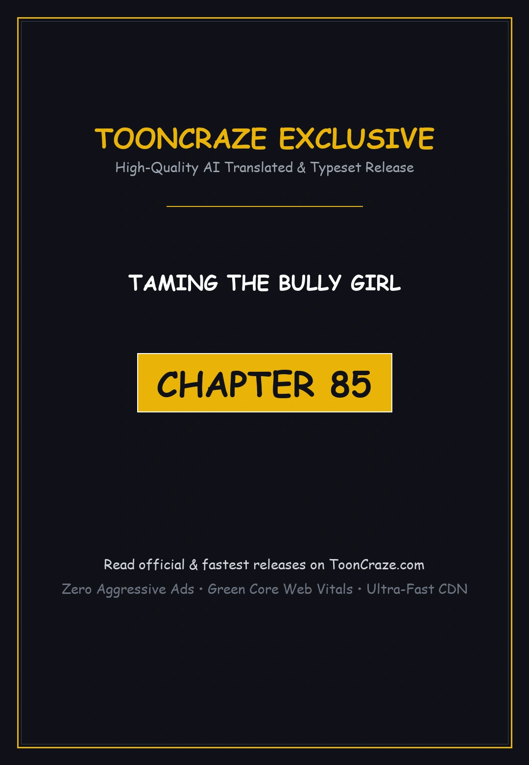Taming The Bully Girl Chapter 85 - Page 1