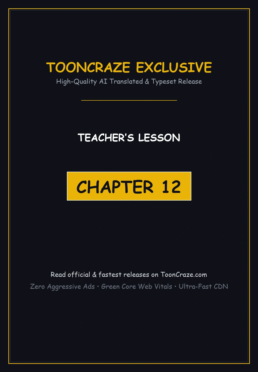 Teachers Lesson Manhwa Chapter 12 - Page 1