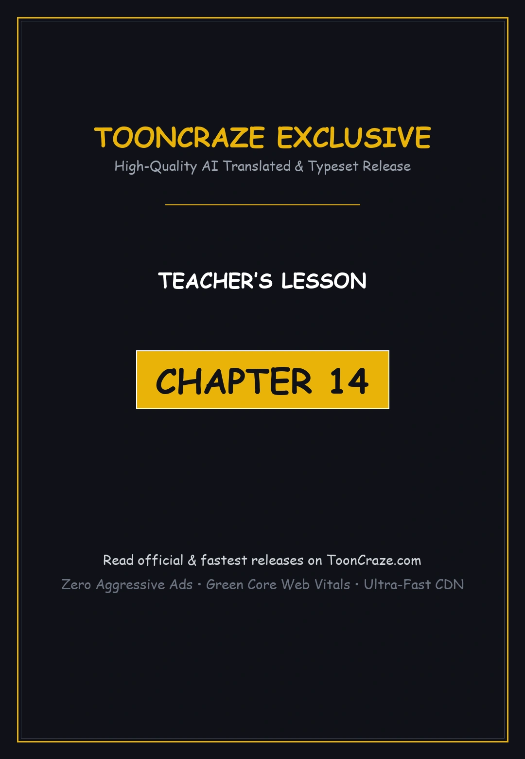 Teachers Lesson Manhwa Chapter 14 - Page 1