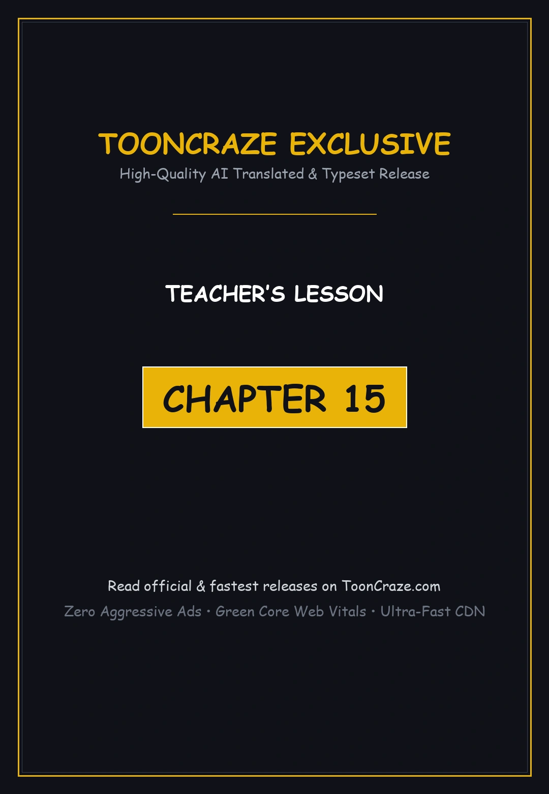 Teachers Lesson Manhwa Chapter 15 - Page 1
