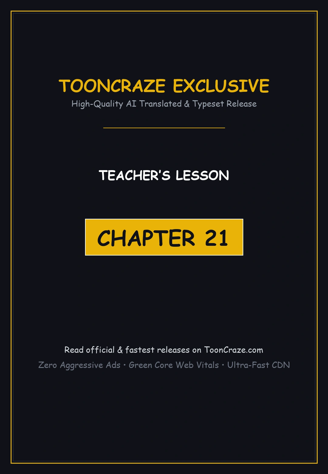 Teachers Lesson Manhwa Chapter 21 - Page 1