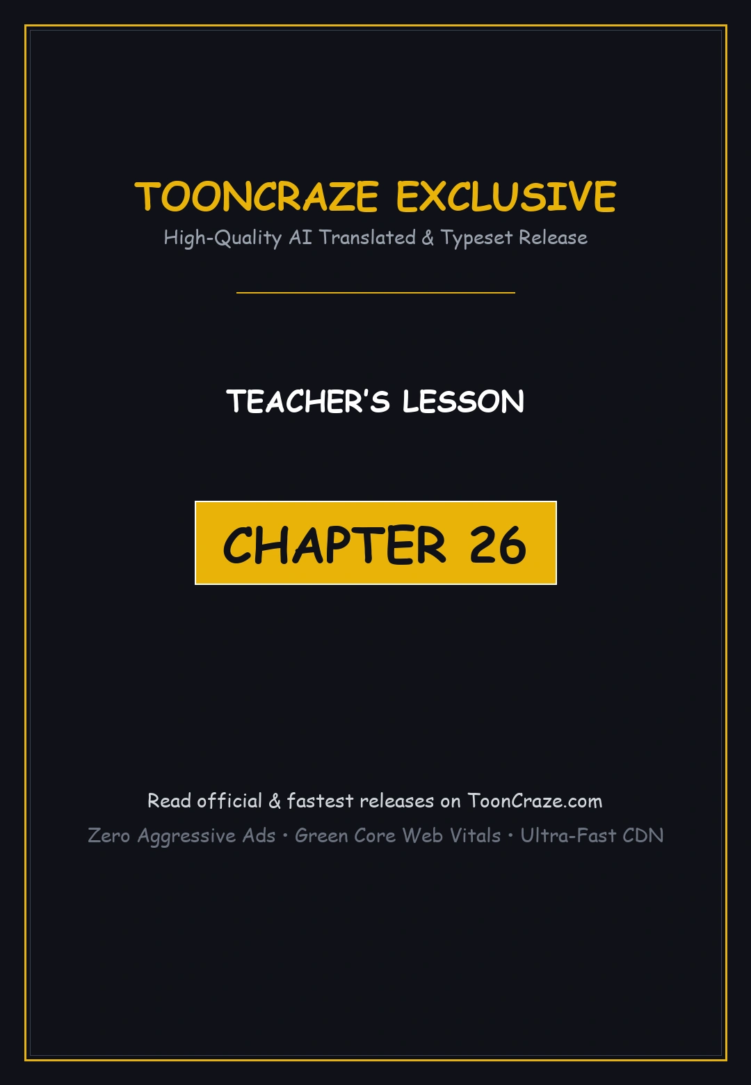 Teachers Lesson Manhwa Chapter 26 - Page 1