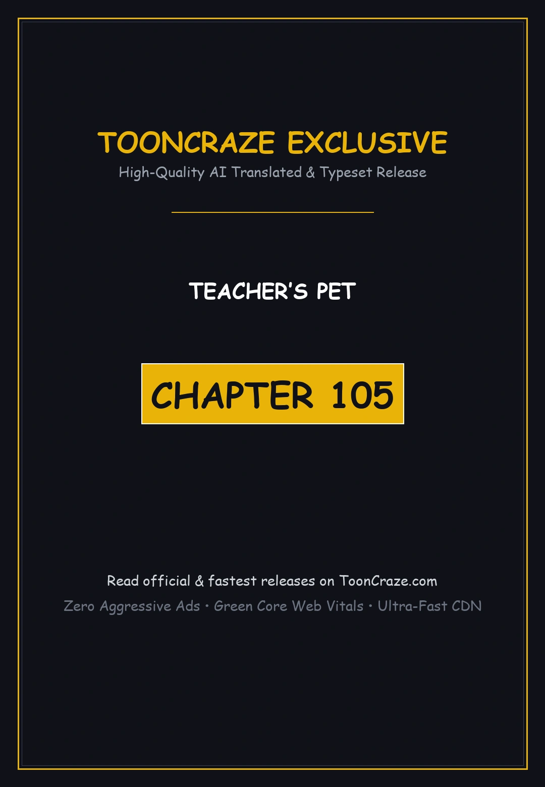 Teachers Pet Chapter 105 - Page 1