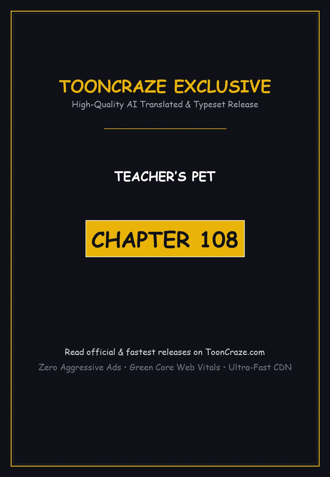 Teachers Pet Chapter 108 - Page 1
