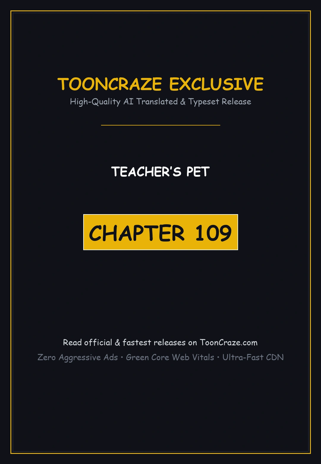 Teachers Pet Chapter 109 - Page 1