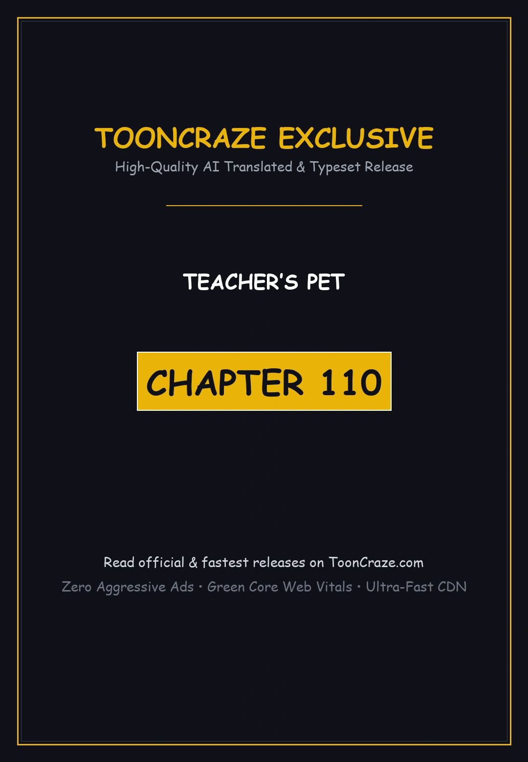 Teachers Pet Chapter 110 - Page 1