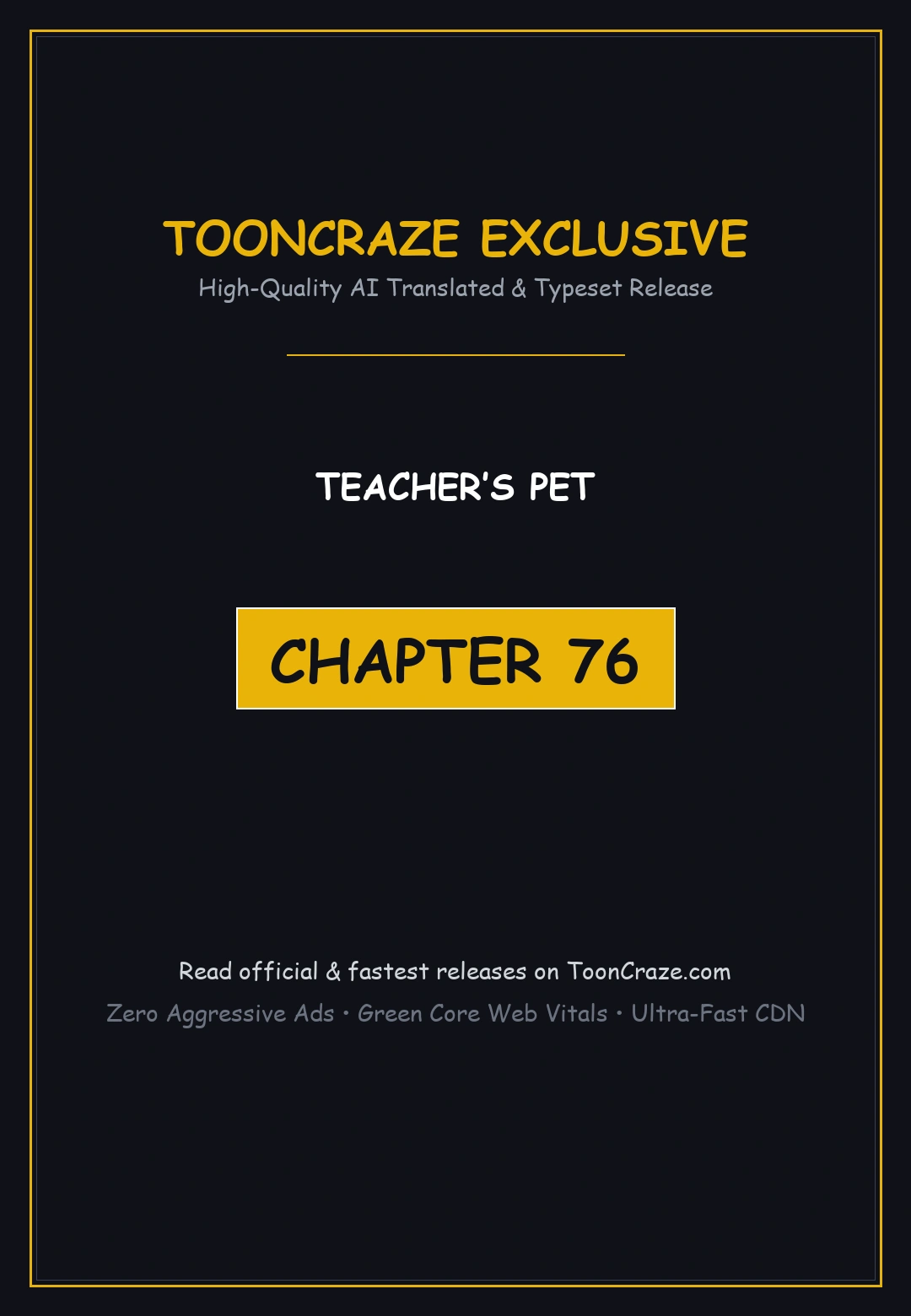 Teachers Pet Chapter 76 - Page 1