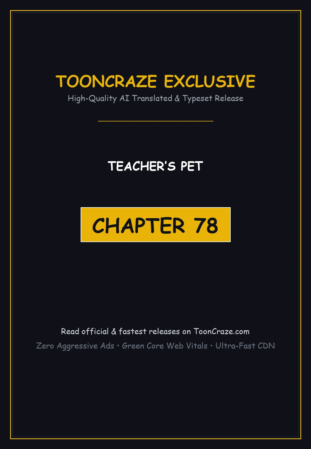 Teachers Pet Chapter 78 - Page 1