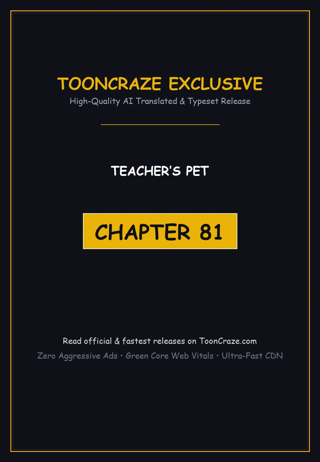 Teachers Pet Chapter 81 - Page 1