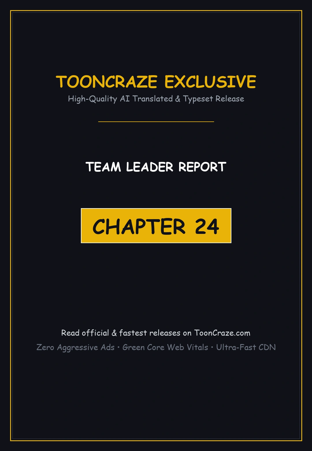 Team Leader Report Chapter 24 - Page 1