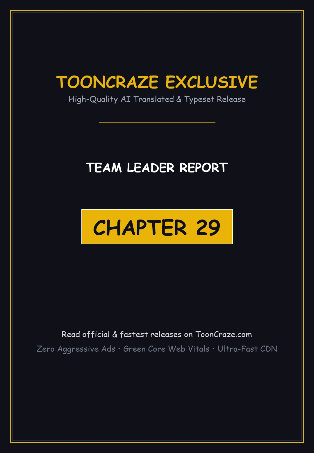 Team Leader Report Chapter 29 - Page 1