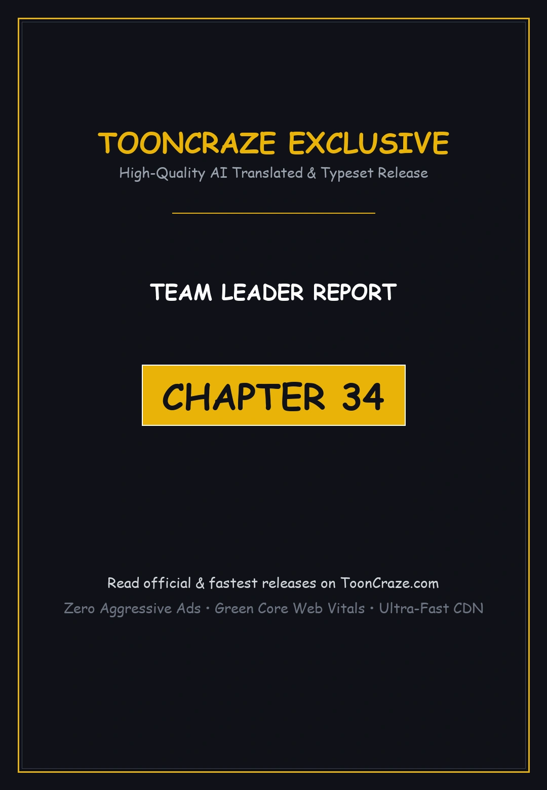 Team Leader Report Chapter 34 - Page 1