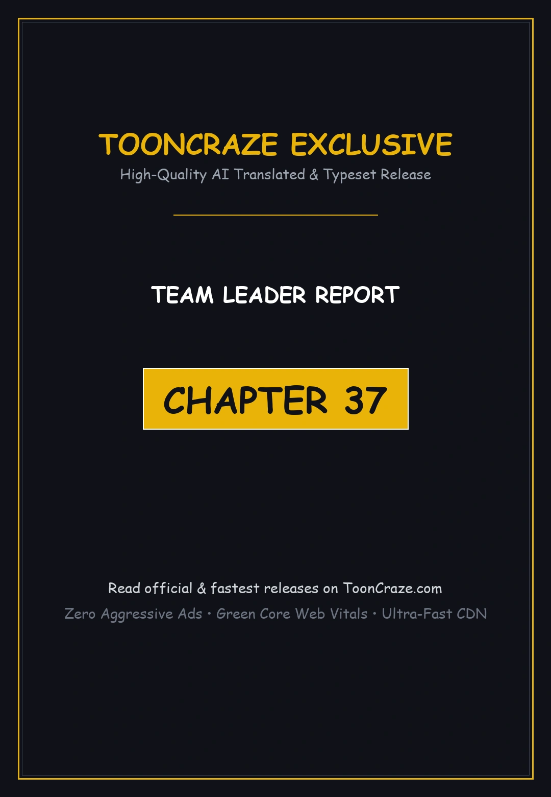 Team Leader Report Chapter 37 - Page 1