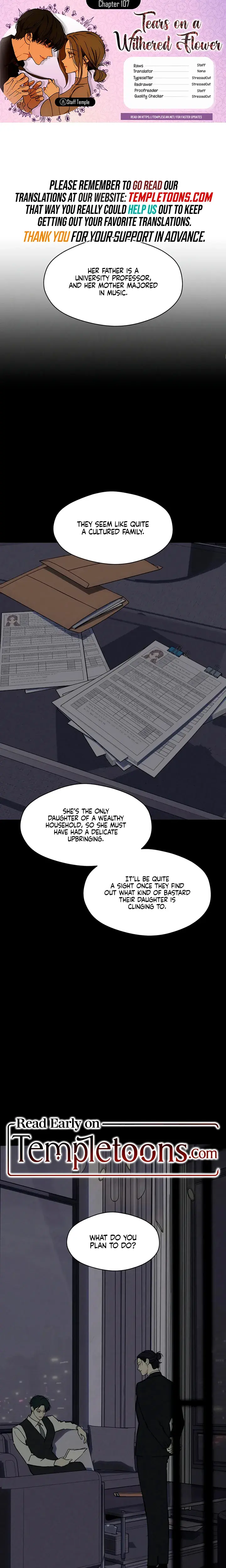 Tears On A Withered Flowers Chapter 107 - Page 1