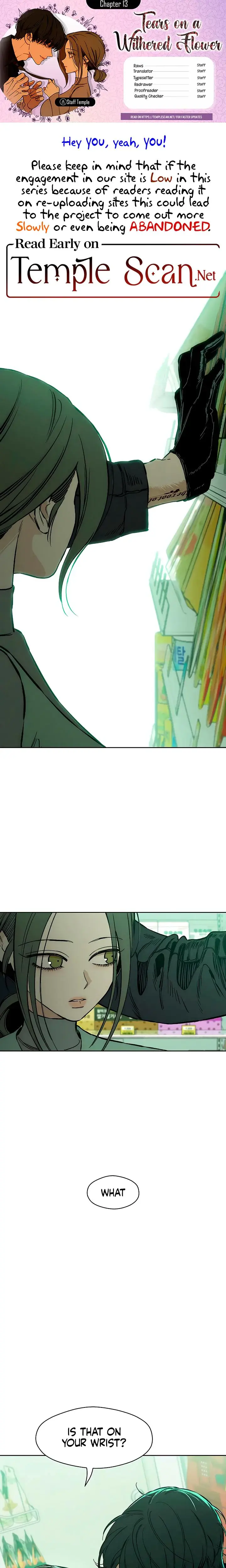 Tears On A Withered Flowers Chapter 13 - Page 1