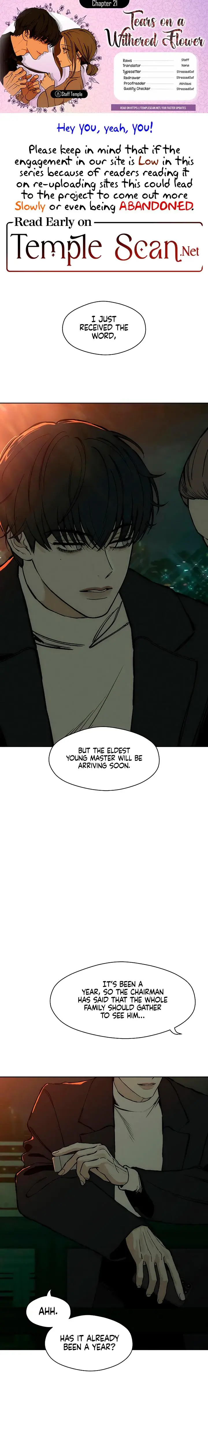 Tears On A Withered Flowers Chapter 21 - Page 1