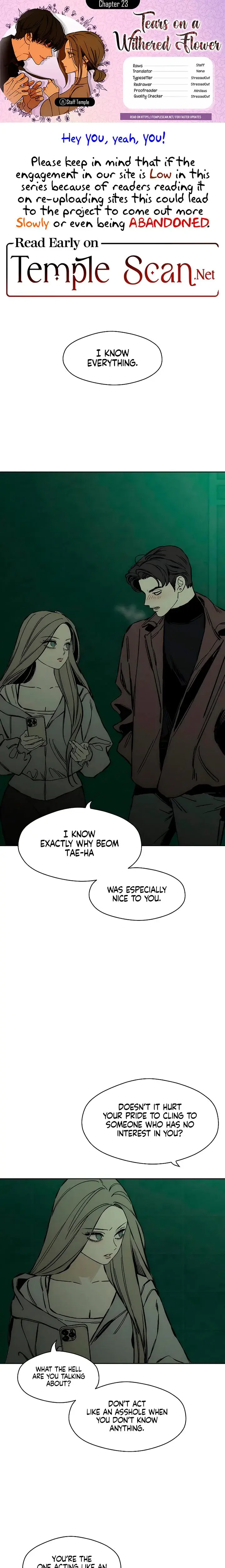 Tears On A Withered Flowers Chapter 23 - Page 1