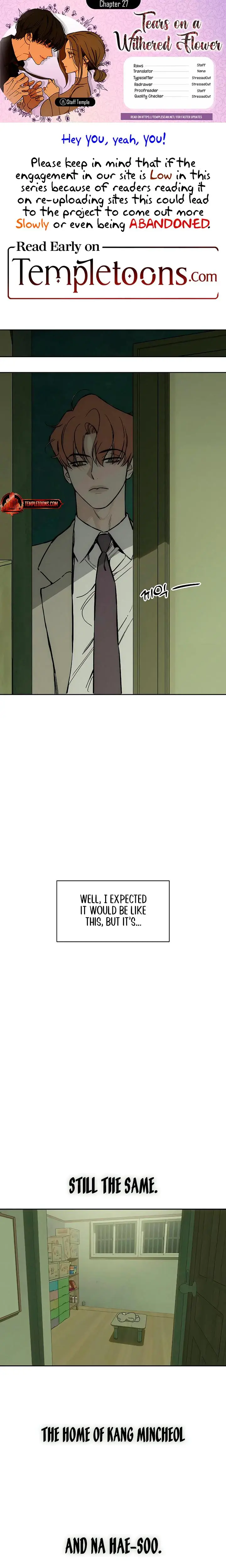 Tears On A Withered Flowers Chapter 27 - Page 1
