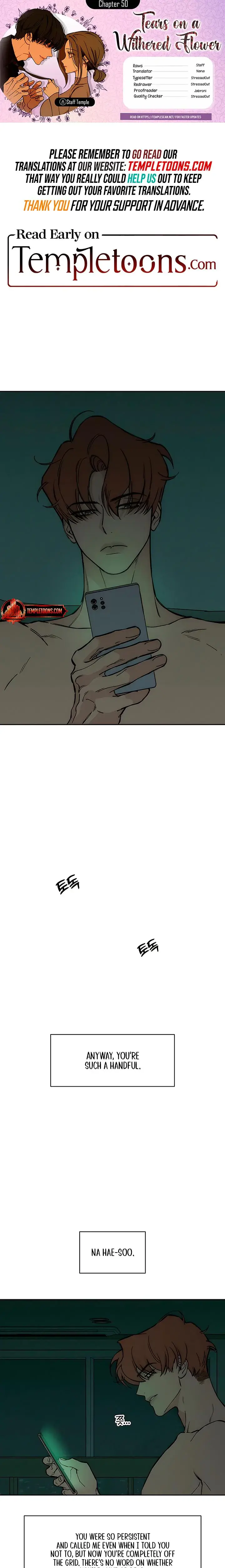 Tears On A Withered Flowers Chapter 50 - Page 1