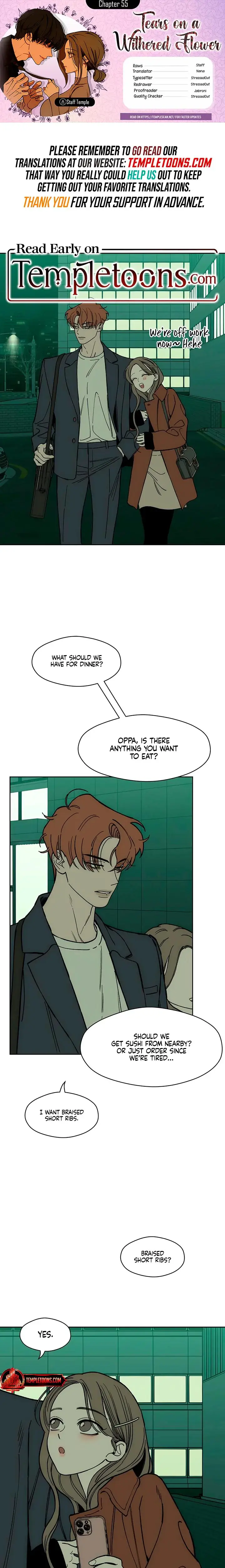 Tears On A Withered Flowers Chapter 55 - Page 1