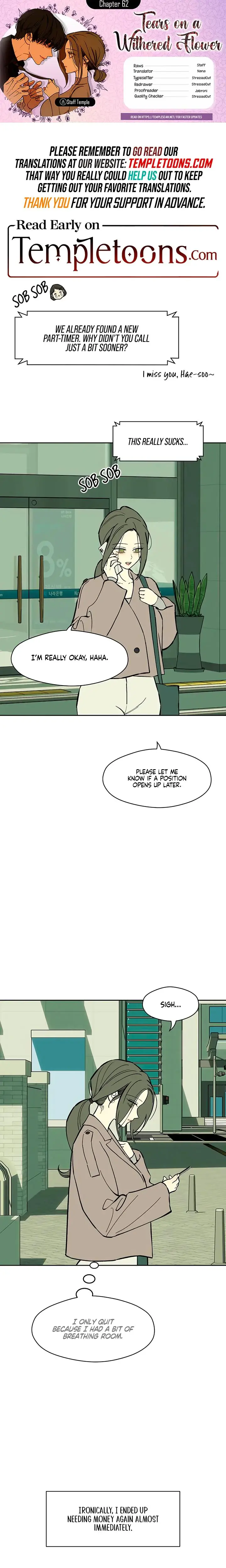 Tears On A Withered Flowers Chapter 62 - Page 1