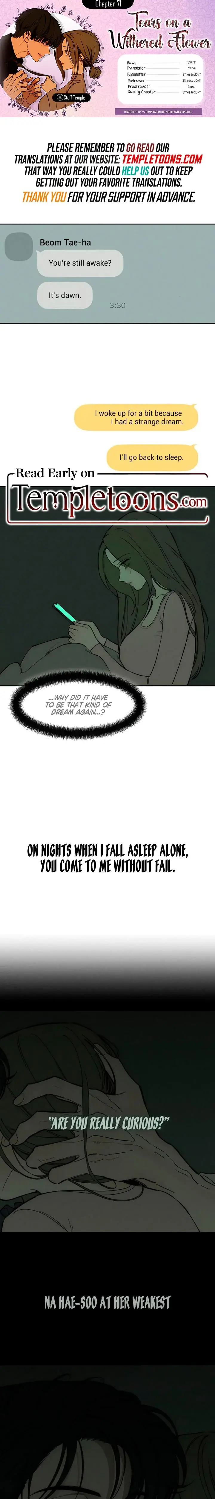 Tears On A Withered Flowers Chapter 71 - Page 1