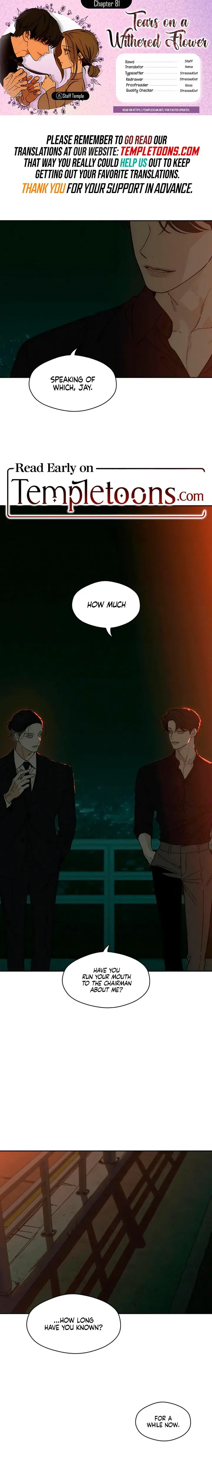 Tears On A Withered Flowers Chapter 81 - Page 1