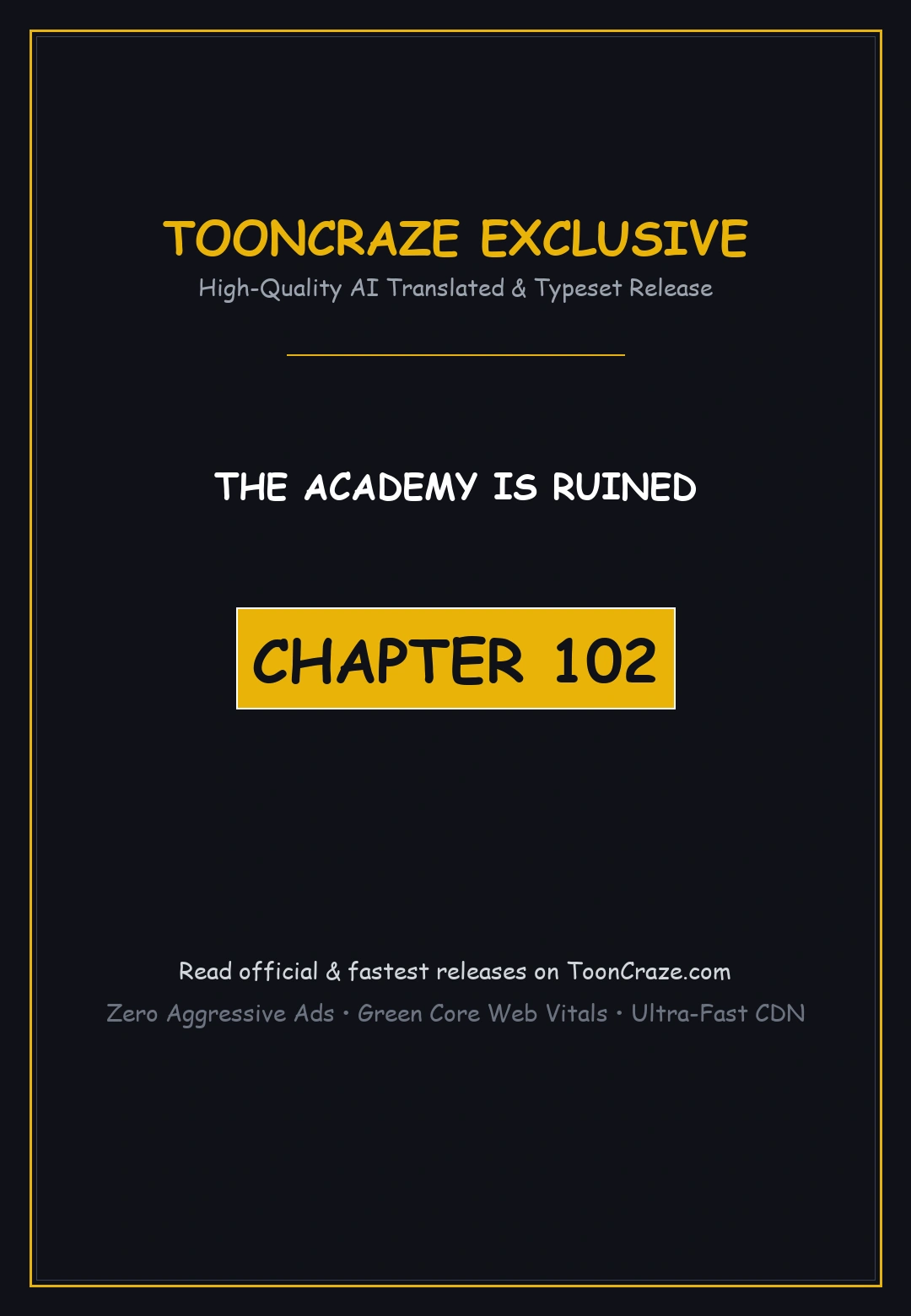 The Academy Is Ruined Chapter 102 - Page 1