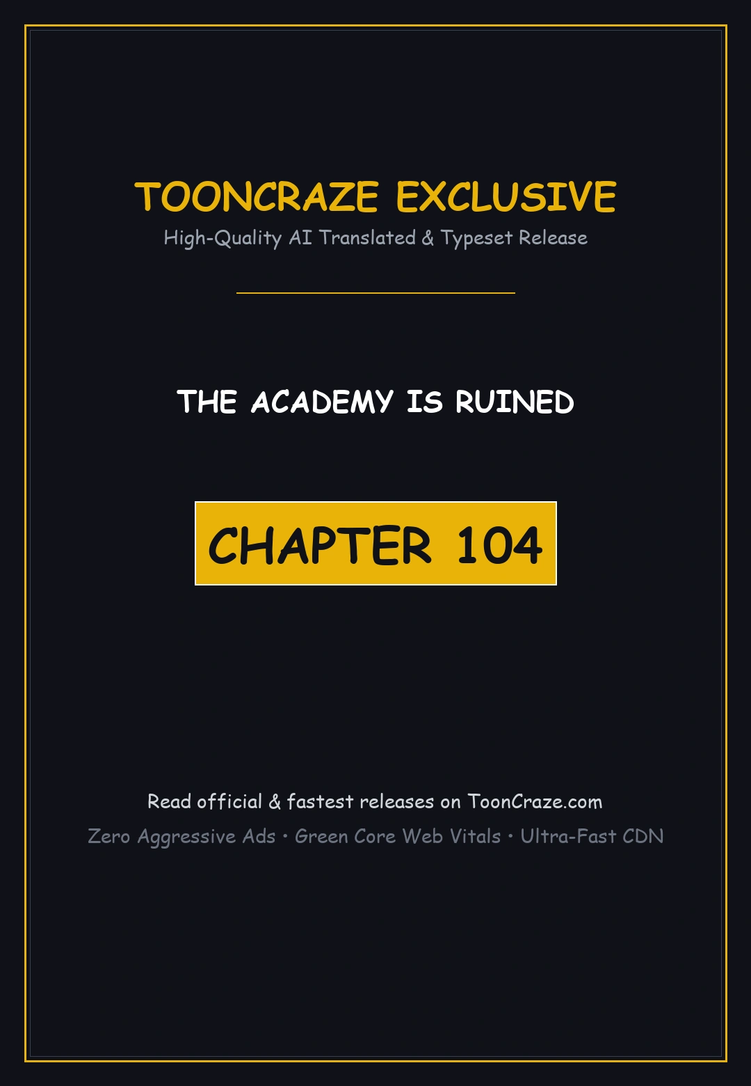 The Academy Is Ruined Chapter 104 - Page 1