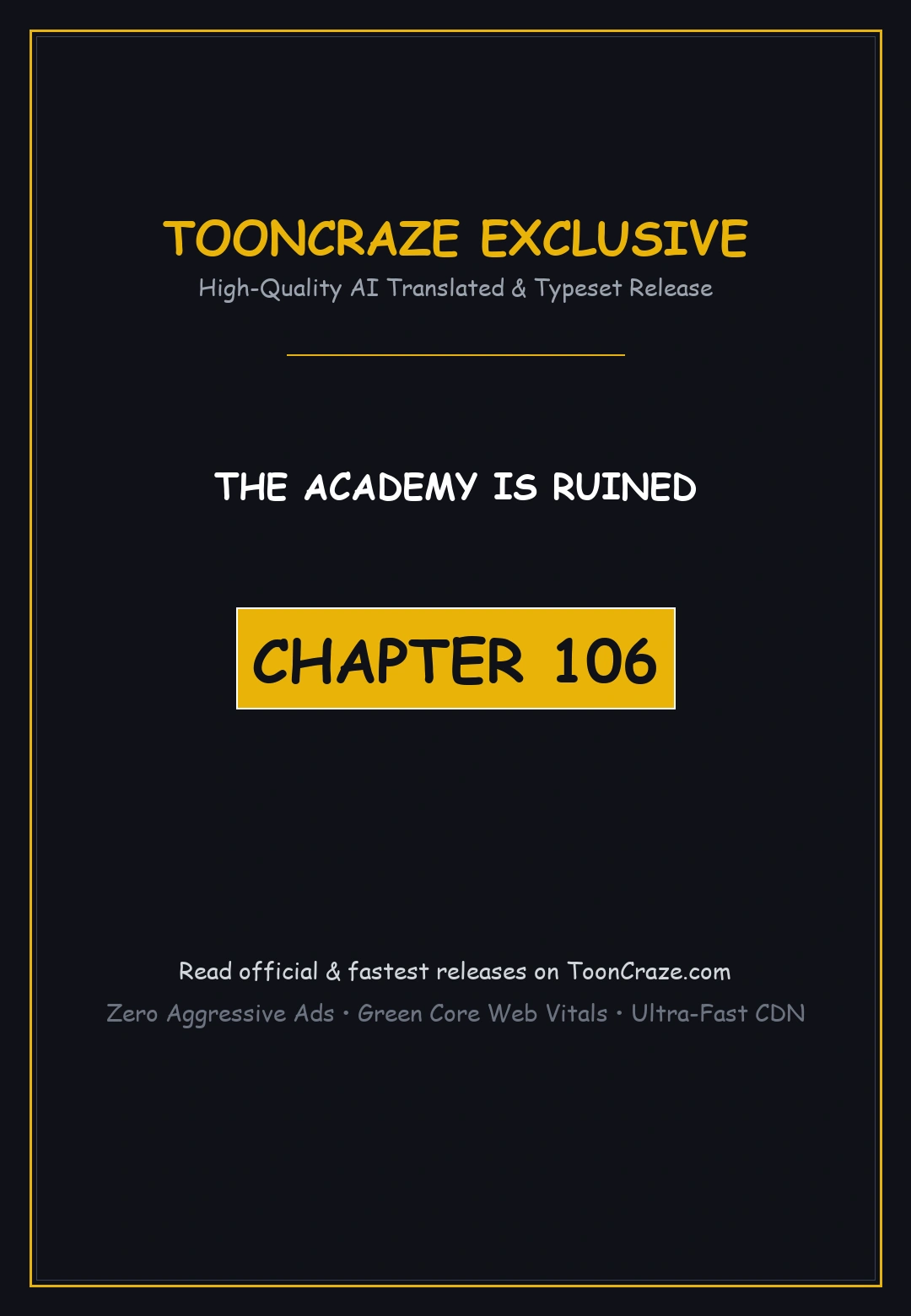 The Academy Is Ruined Chapter 106 - Page 1