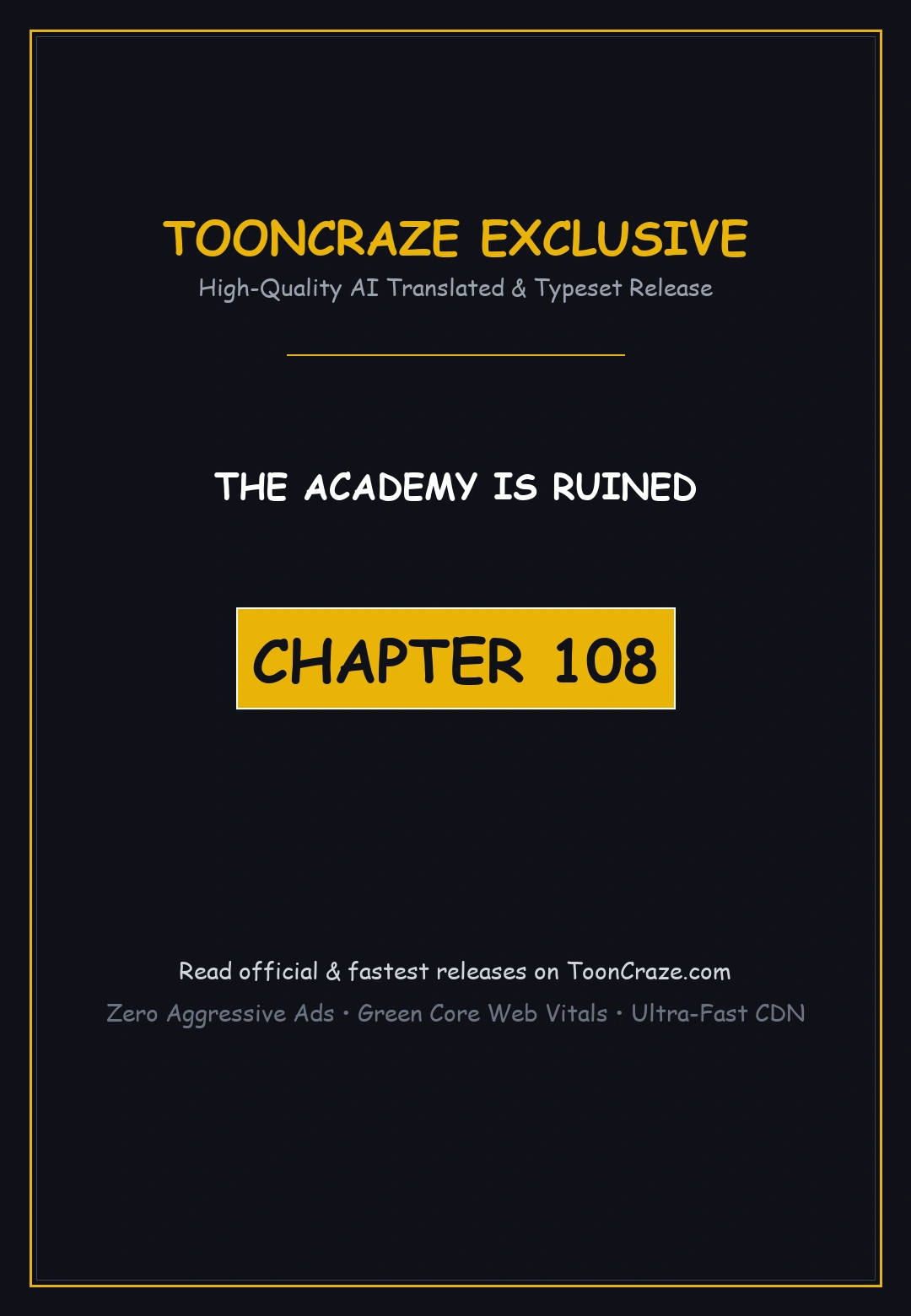 The Academy Is Ruined Chapter 108 - Page 1