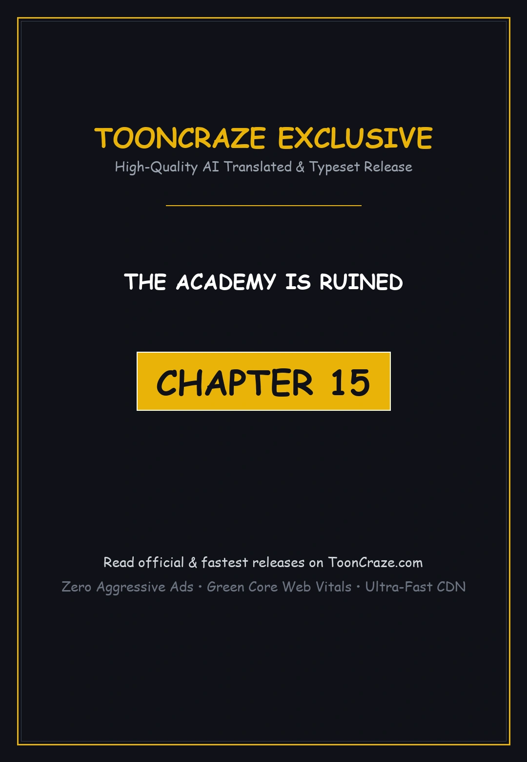 The Academy Is Ruined Chapter 15 - Page 1