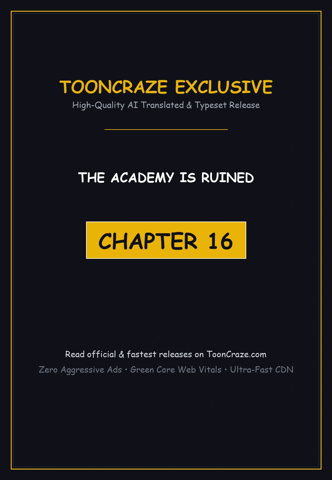 The Academy Is Ruined Chapter 16 - Page 1