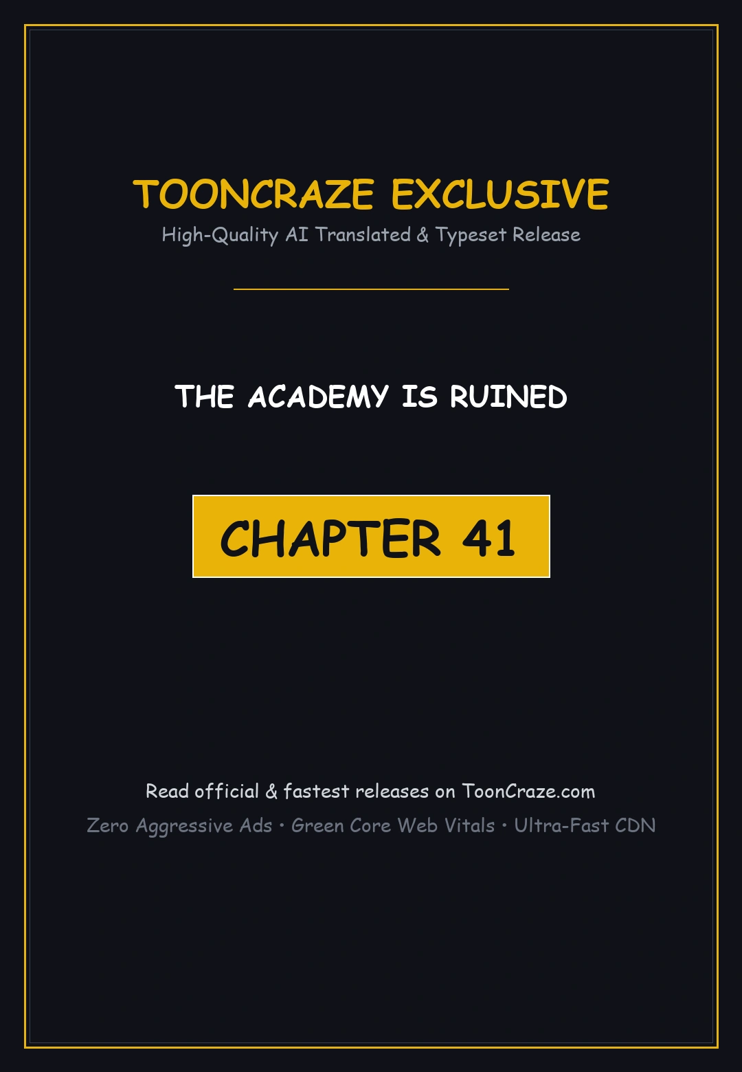 The Academy Is Ruined Chapter 41 - Page 1
