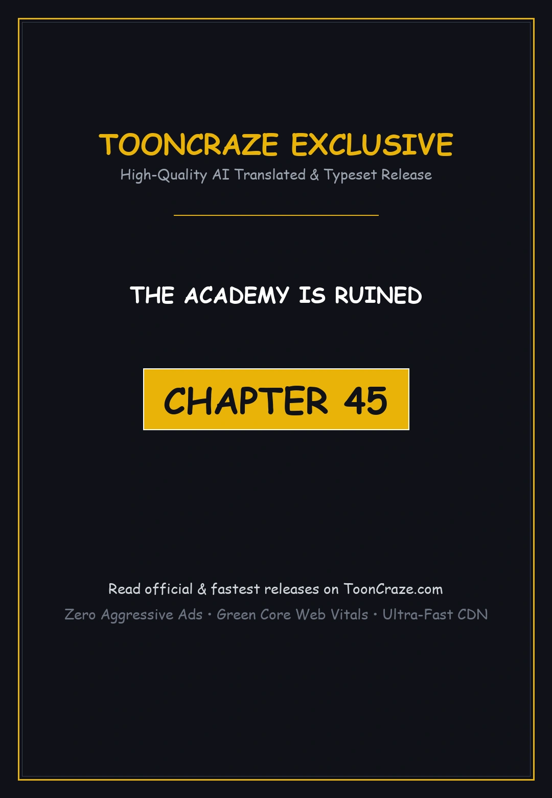 The Academy Is Ruined Chapter 45 - Page 1